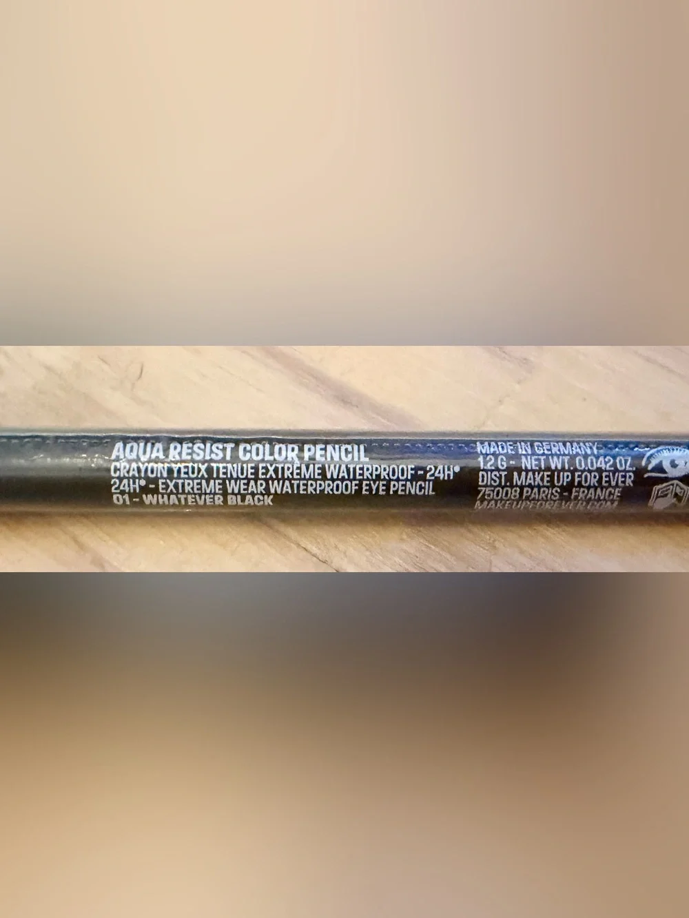 NWT. Makeup Forever Aqua Resist Waterproof Eyeliner Color Pencil. Whatever Black